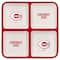 The Memory Company MLB 4 Section Square Ceramic Tray